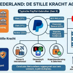 Infographic met beknopte informatie over PayPal gebruikers